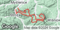 Track GPS BikeMaraton Myślenice - 2016